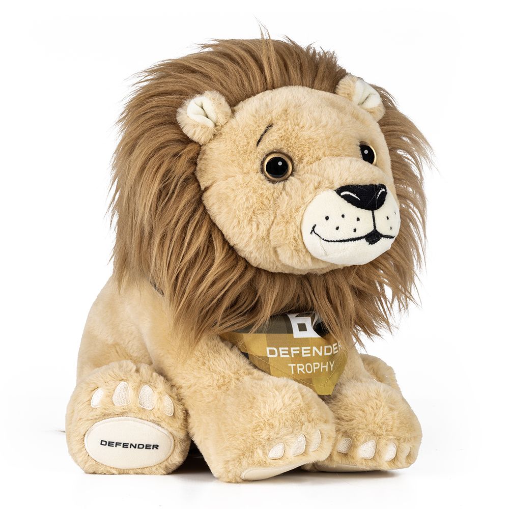 Defender Trophy Lion Plush x Tusk