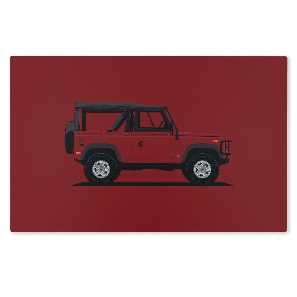 Limited Edition Defender NAS 90 Aluminum Artwork - (465 x 735mm)