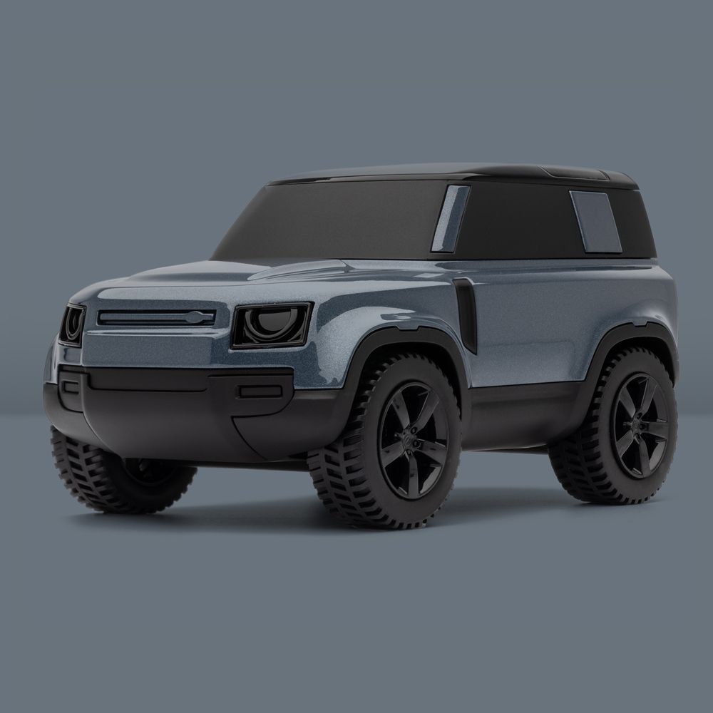 Defender Icon Model 02 - Tasman Blue / Black Roof
