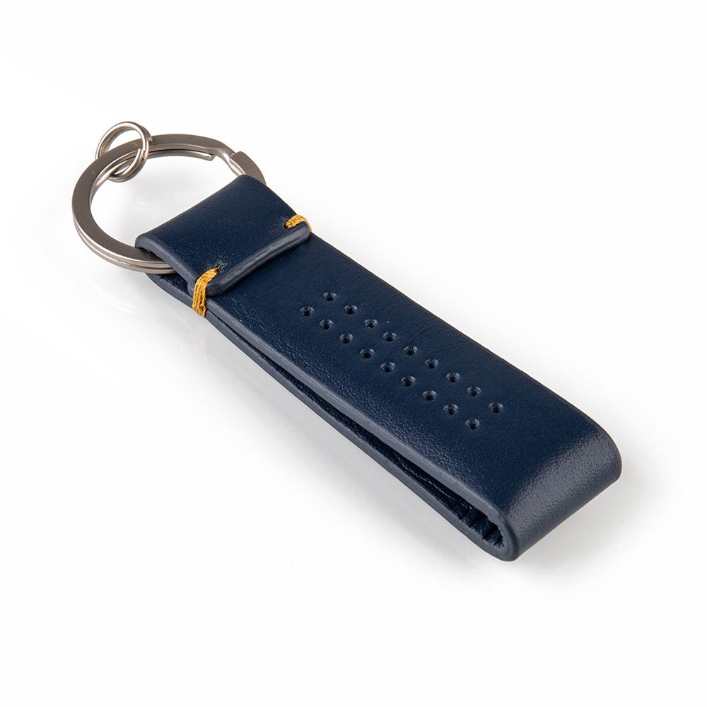 Land Rover  Perforated Leather Loop Keyring