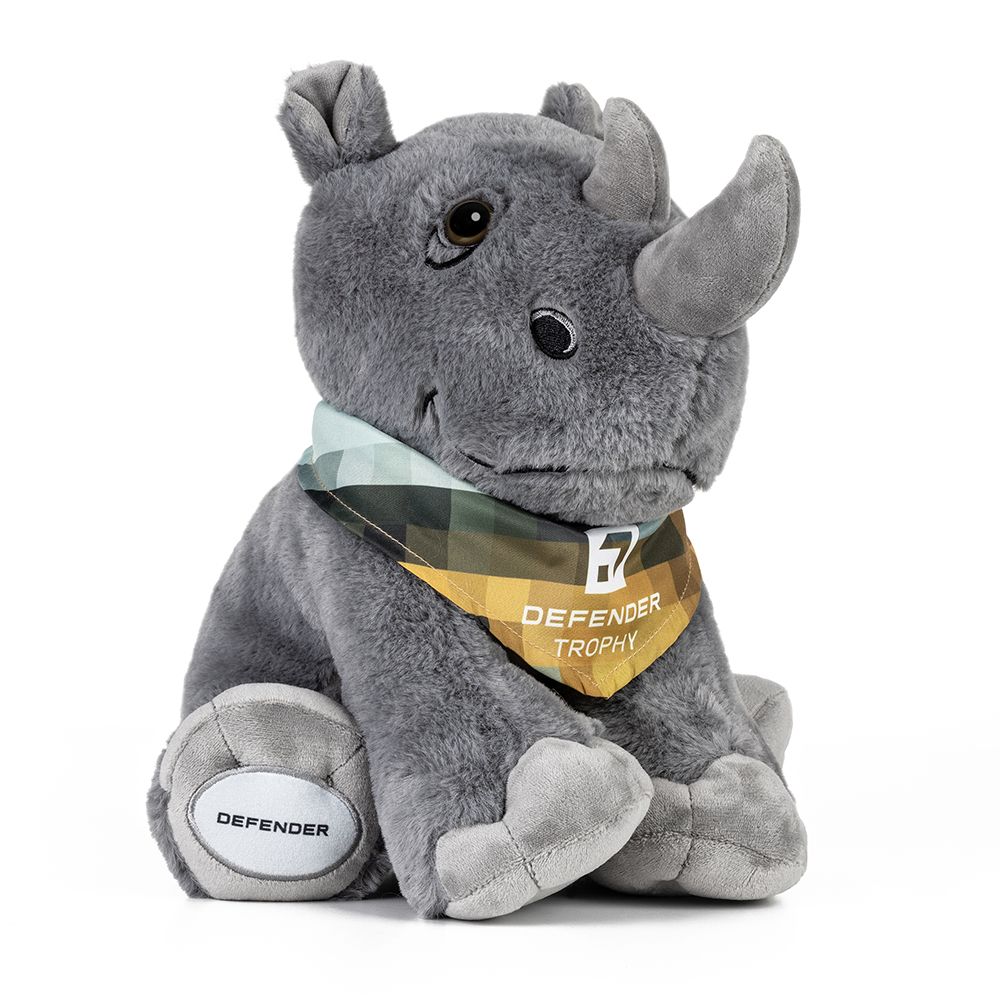 Defender Trophy Rhino Plush x Tusk