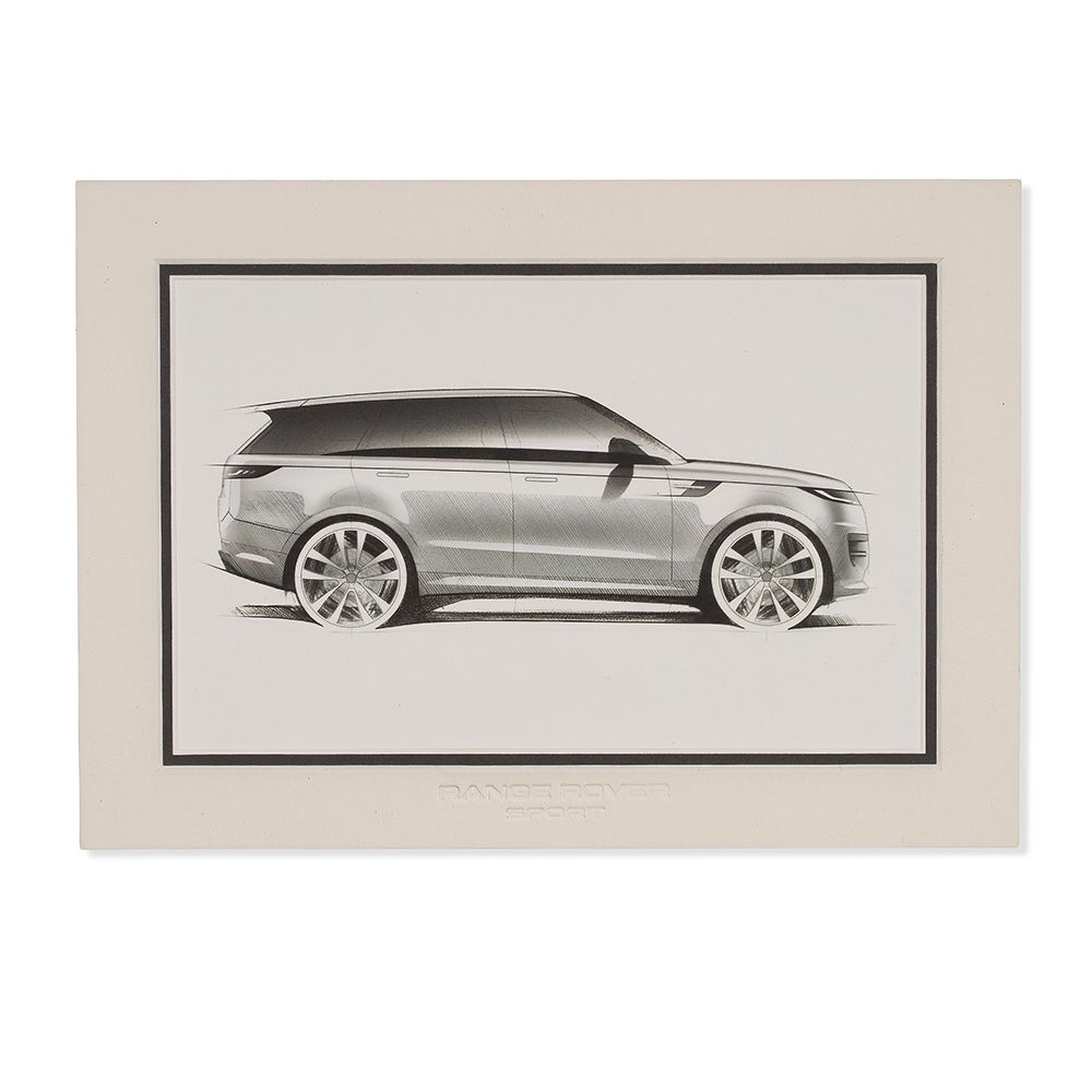 Range Rover Sport Sketch Artwork