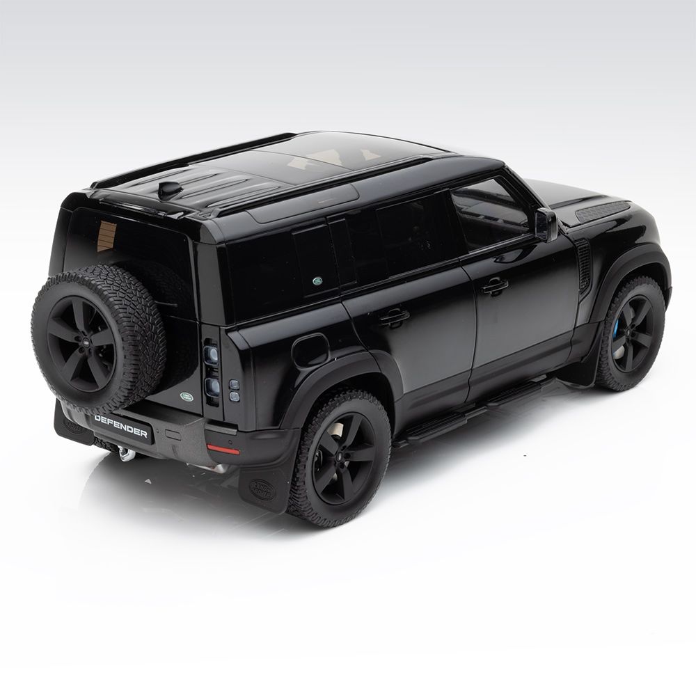 Land Rover | Defender 110 V8 Scale Model 1:18 Santorini Black | Land ...