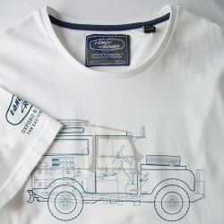 L XXL LATM016WT Original Land Rover T-Shirt Herren Shirt weiss white M XL 